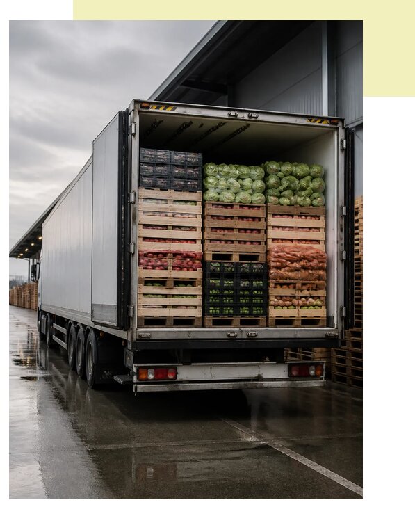 Перевозка плодоовощной продукции в Сорочинск по цене от 5164 р. | Агросервис-Срч