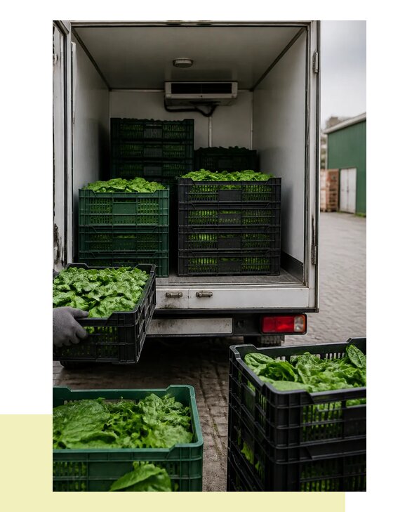 Перевозка шпината в Сорочинск с сохранением свежести продукции